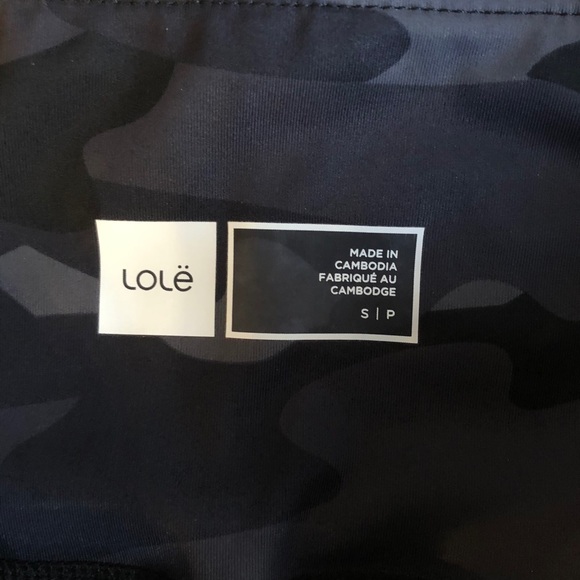 Lolë Camo Crop Leggings - Picture 5 of 6
